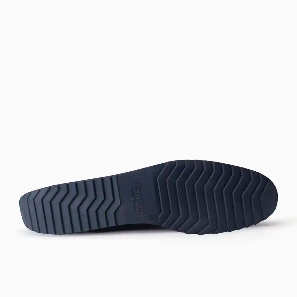 Barrine suède dark navy 2