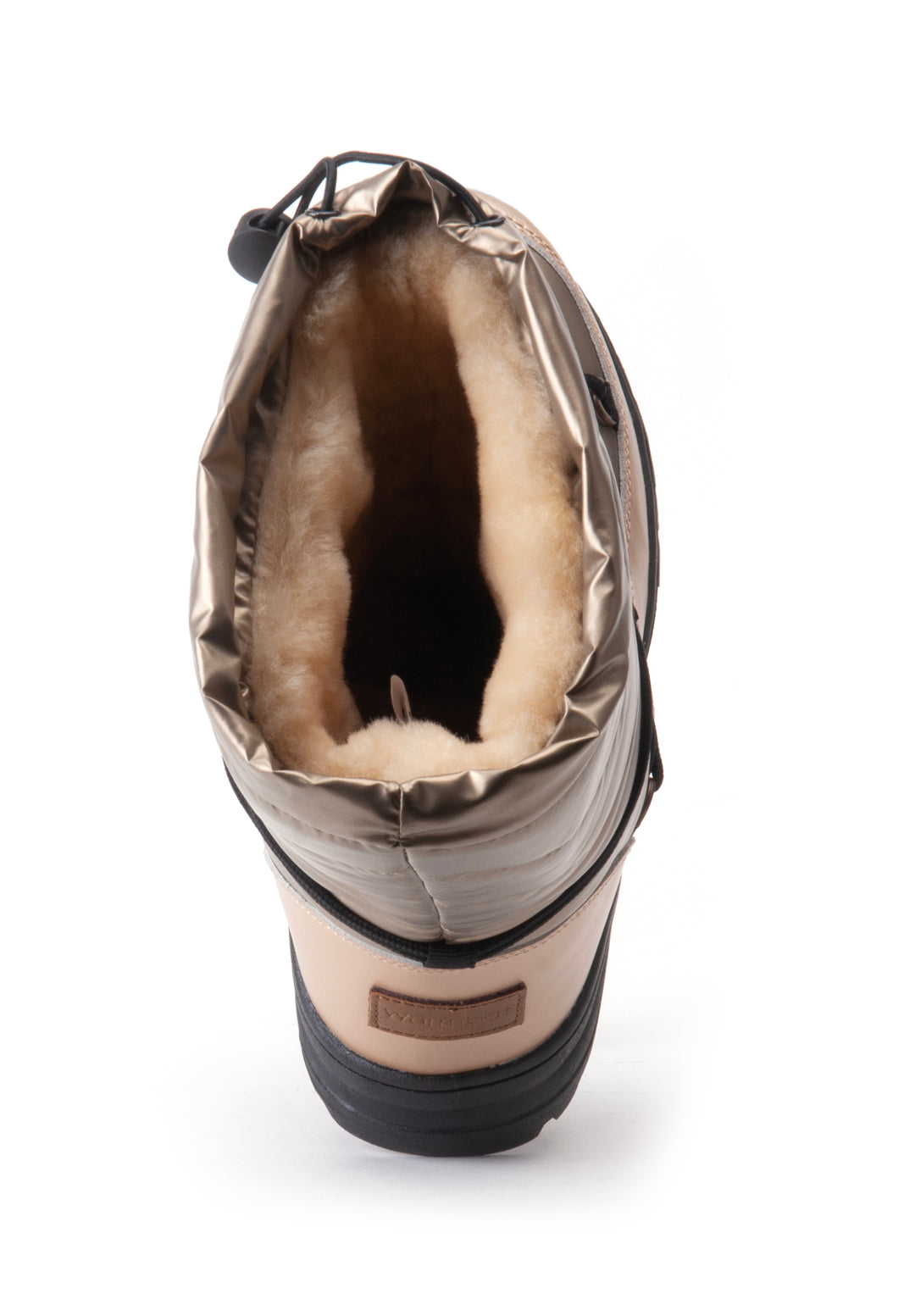 Bunbury Dames Lace Boot Metallic Gold 1