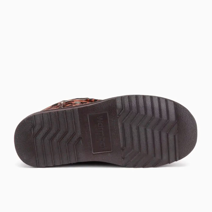 Barunga Women Suède Boot Hairy Print Panther Cognac thumbnail 3