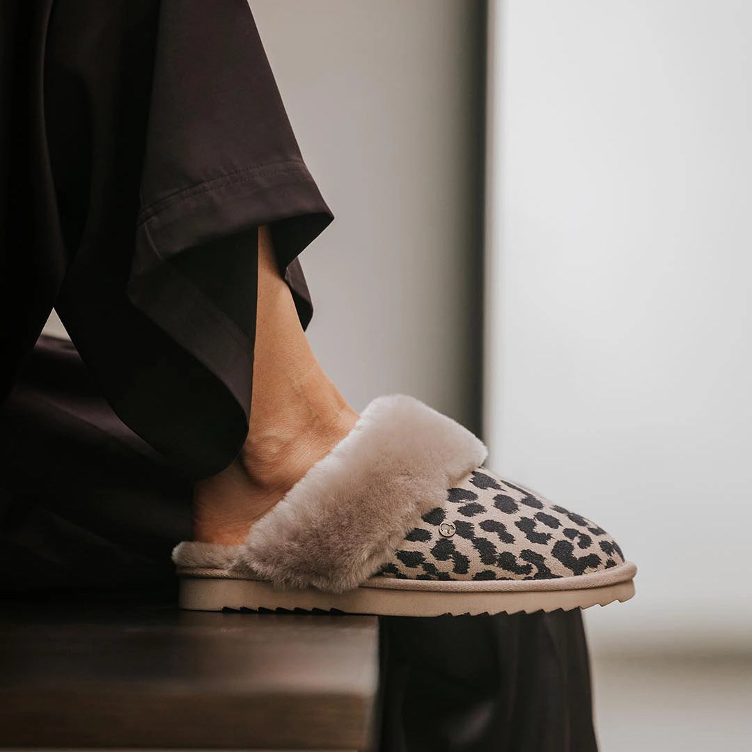 Collie print panther taupe 1