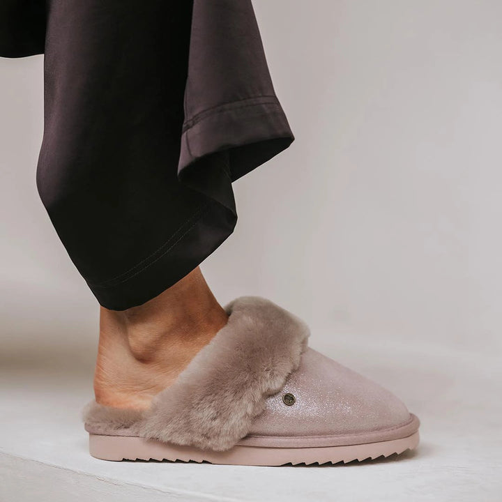 Collie print metallic silver thumbnail 1