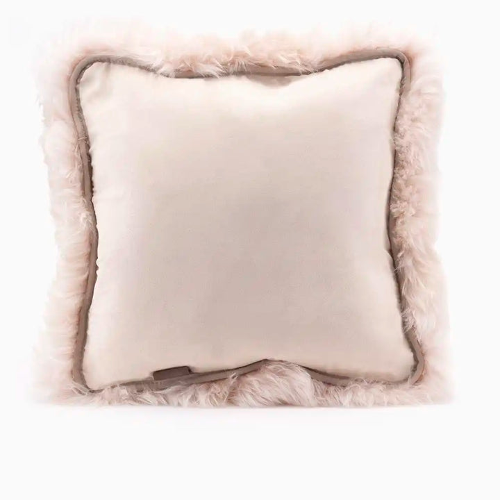 Cushion merino wool blush thumbnail 1