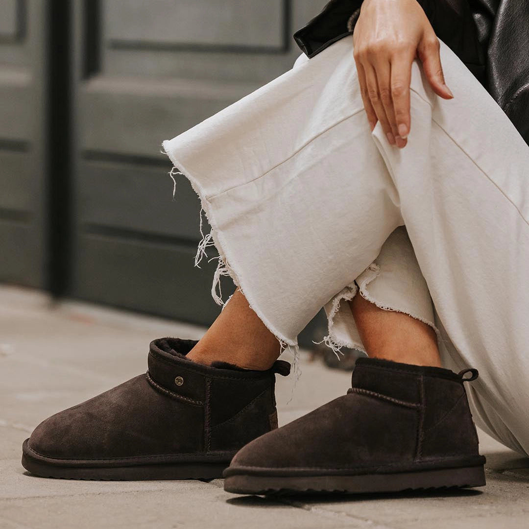 Durack dames suède choco 1