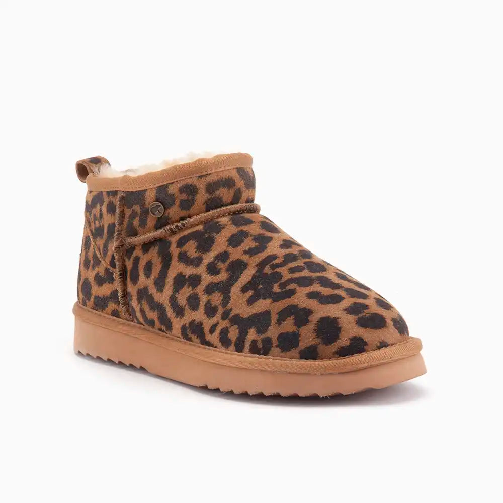 Durack dames suède panther chestnut 1