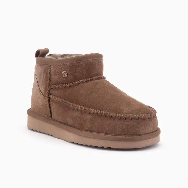 Durack dames suède stitch mud thumbnail 1