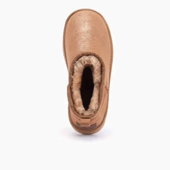Durack dames suède metalic gold thumbnail 13