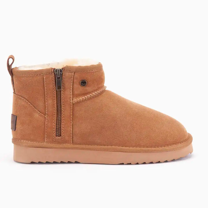 Durack suède zipper cognac thumbnail