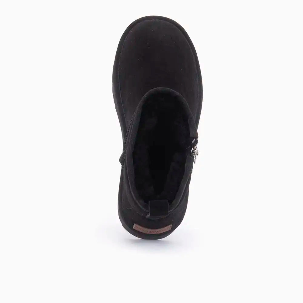 Durack suède zipper black 2
