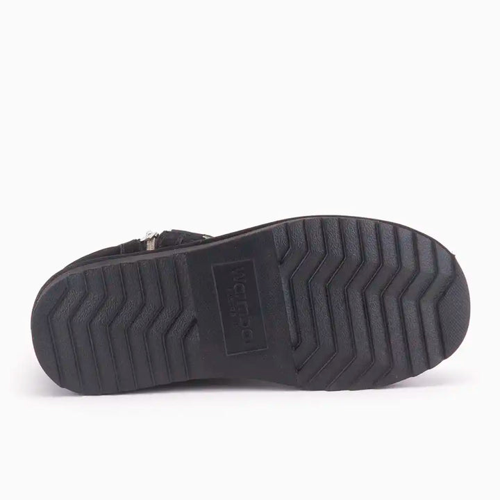 Durack suède zipper black thumbnail 3