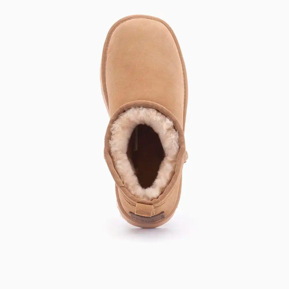 Durack suède plateau camel 1