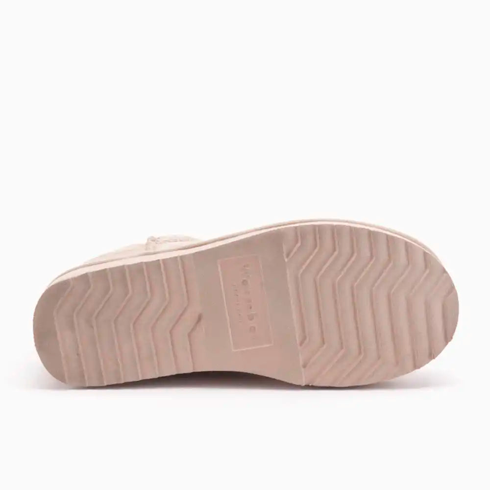 Durack suède plateau blush 2