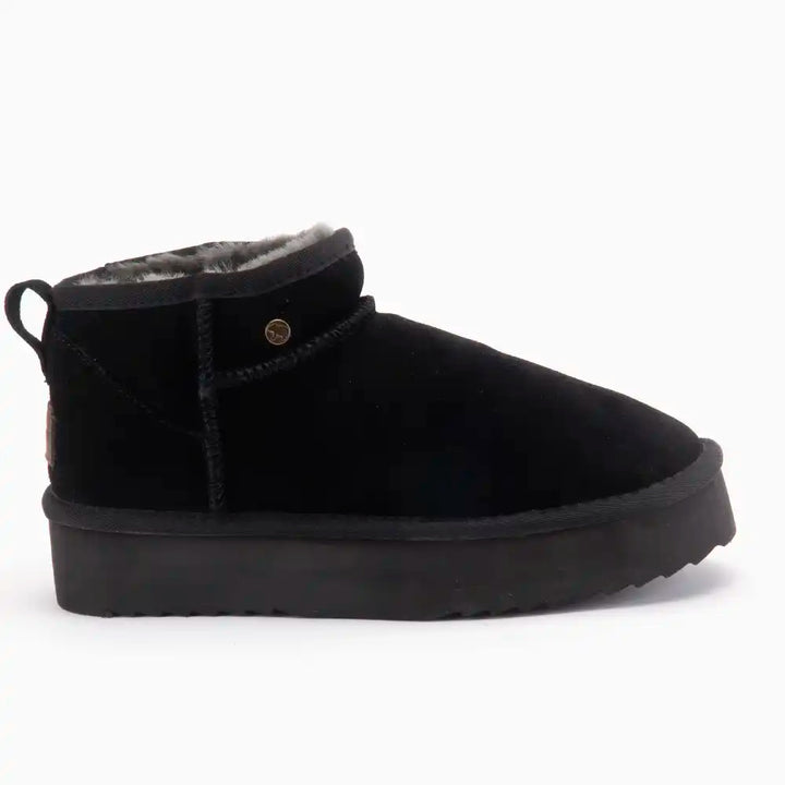 Durack suede platform black grey - NOT ONLINE - BUY NELSON thumbnail