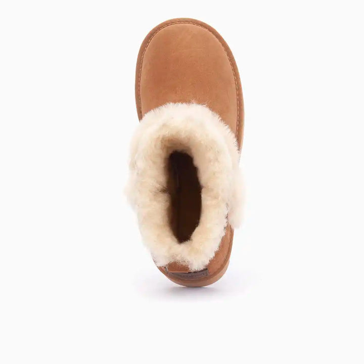 Durack suède plateau wool cognac thumbnail 1