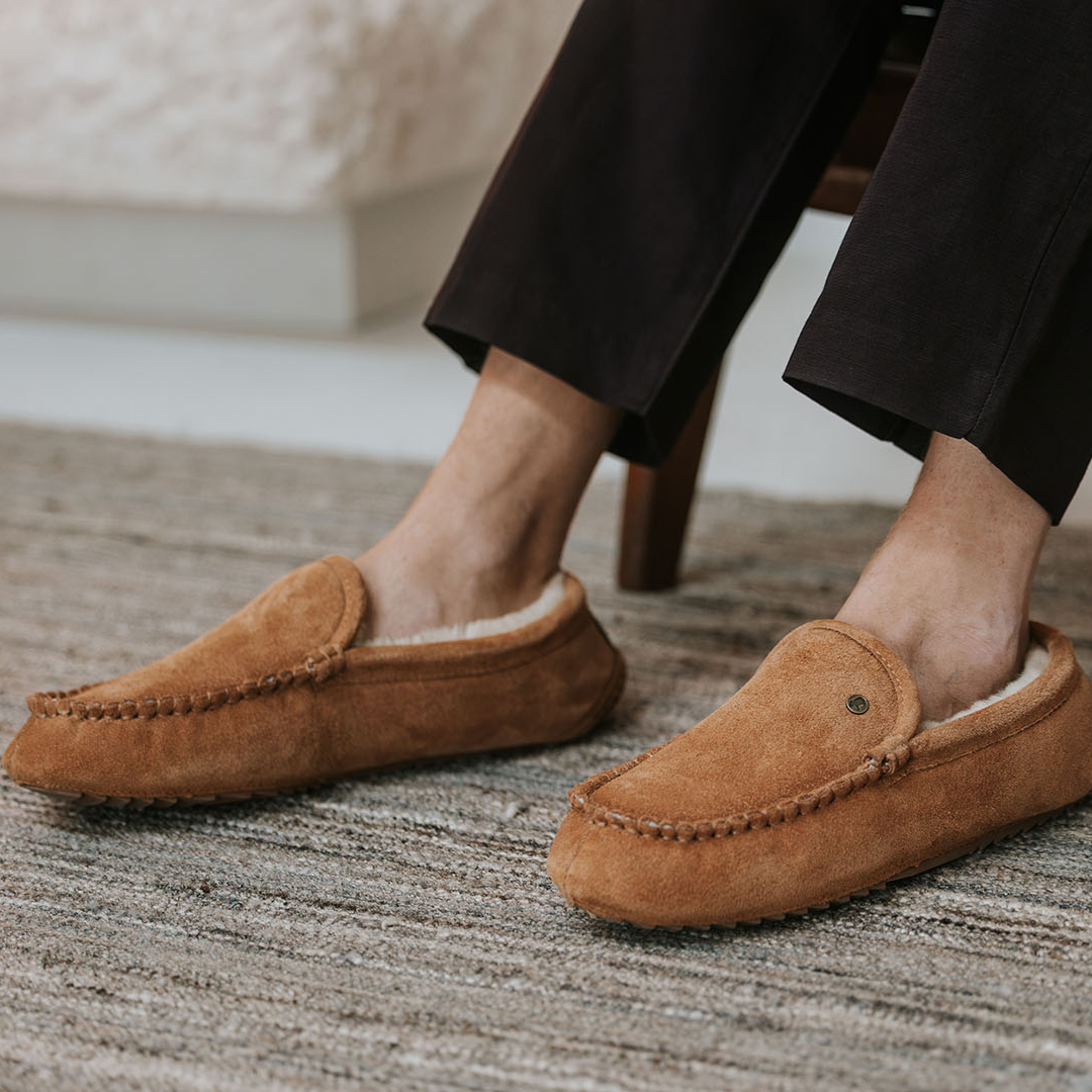 Earlwood Men Suède Cognac 1