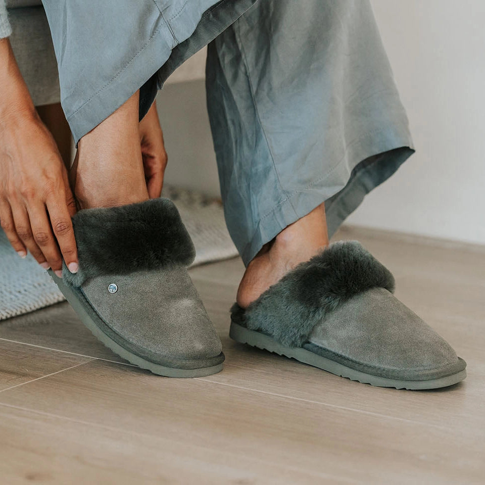 Flurry suède olive 1