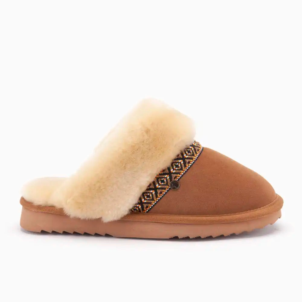 Flurry suède tape cognac