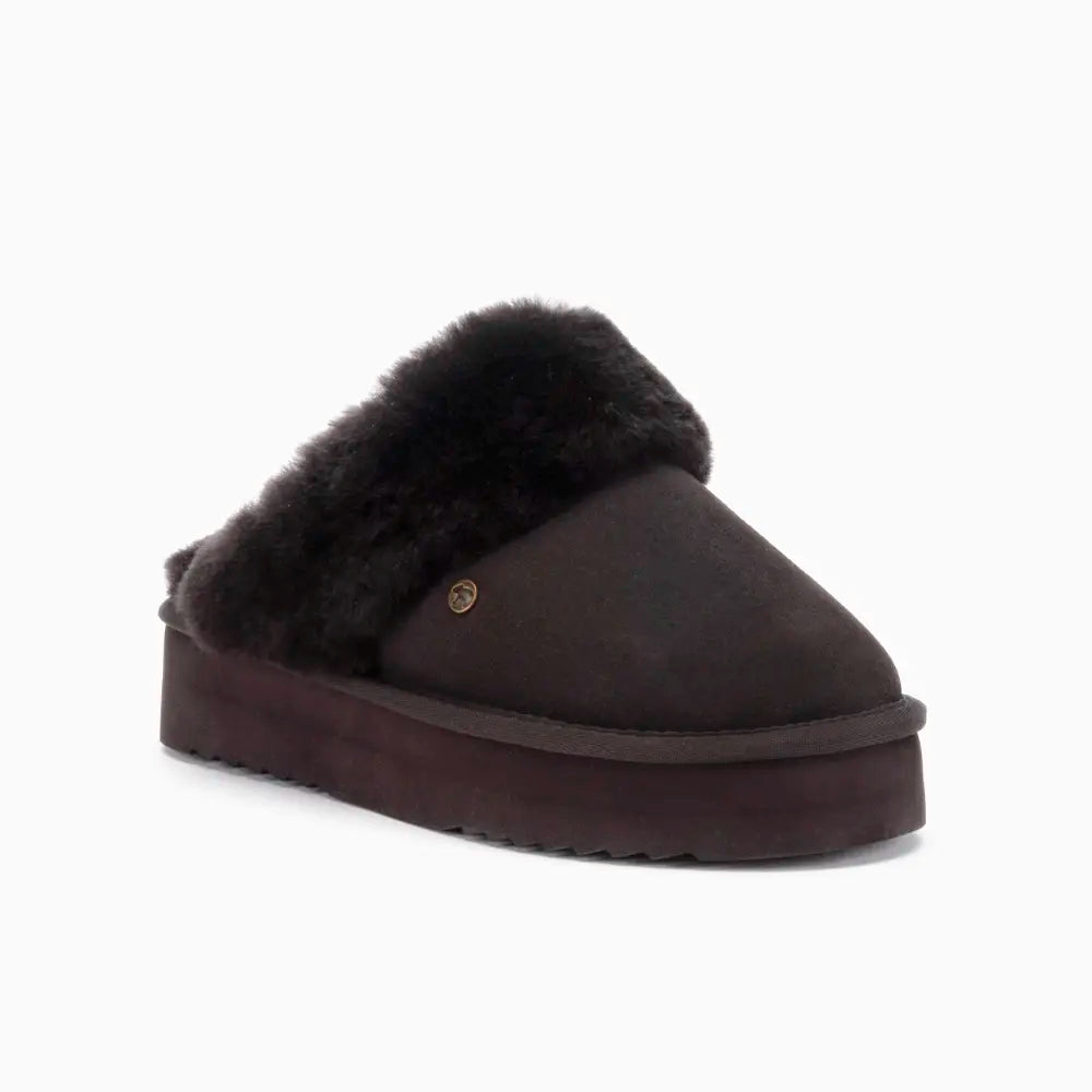 Flurry Women Suède Plateau Choco 2