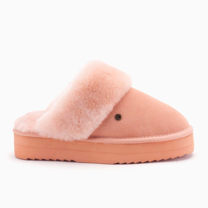 Flurry Dames Suède Plateau Flamingo thumbnail