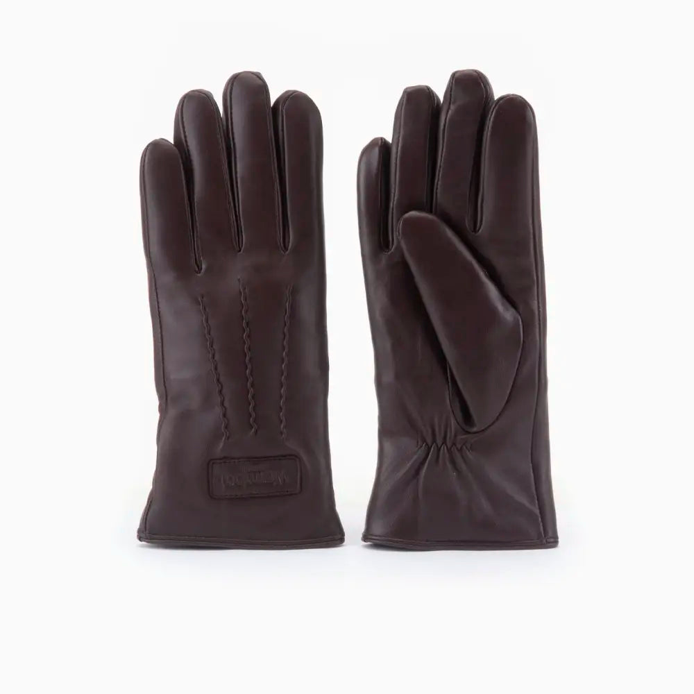 Gloves Women Leather Choco