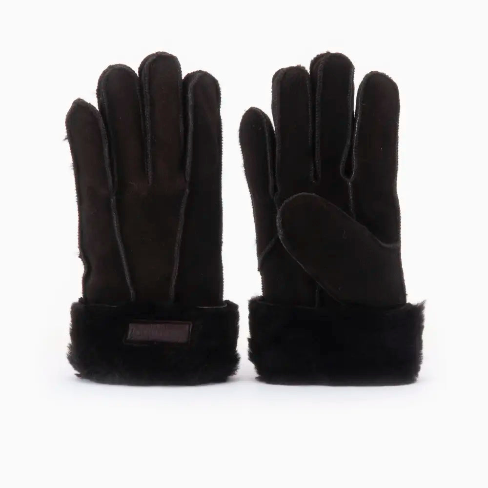 Gloves Women Lammy Patchwork Choco