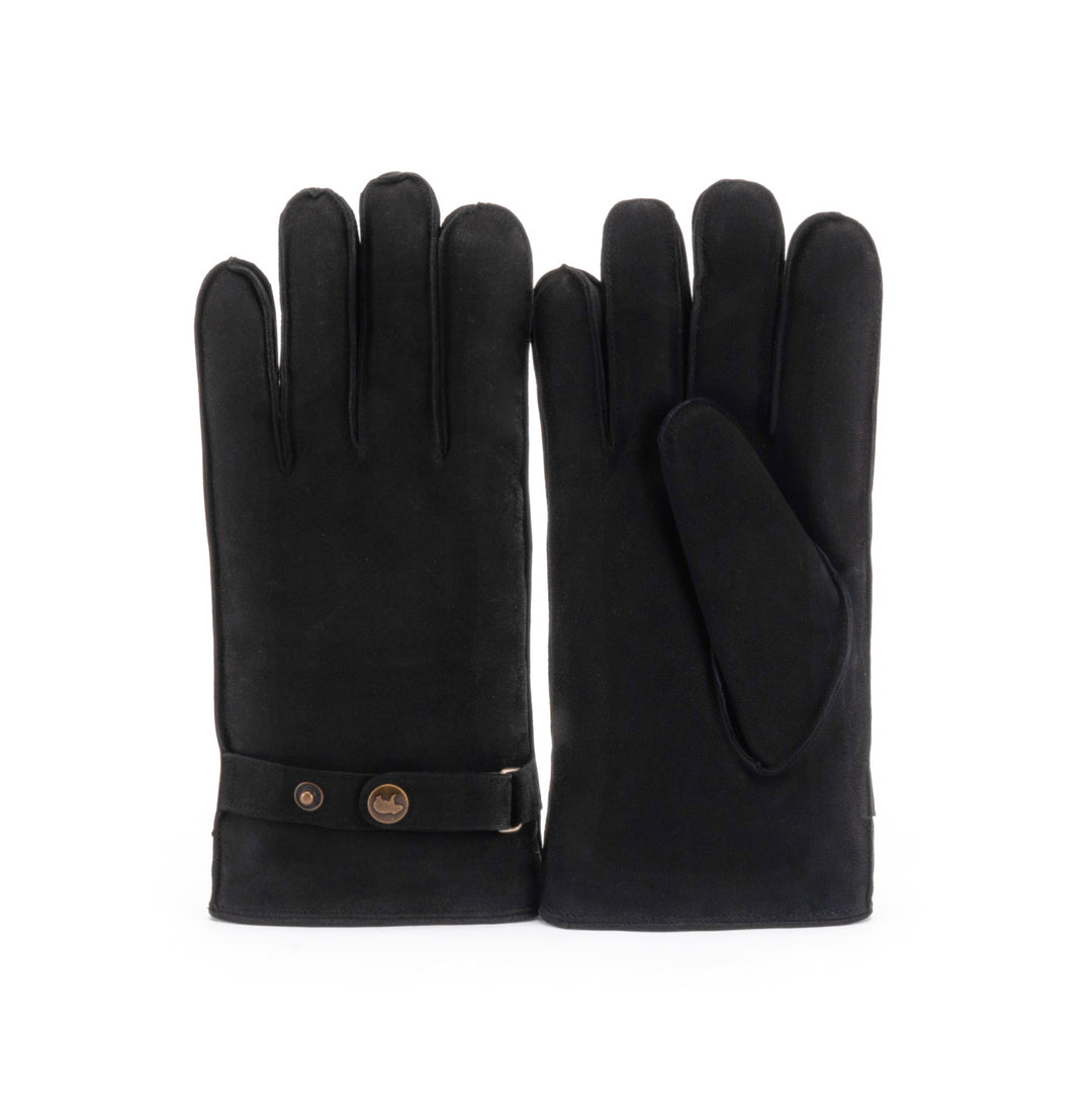 Gloves Men Goat Leather Black