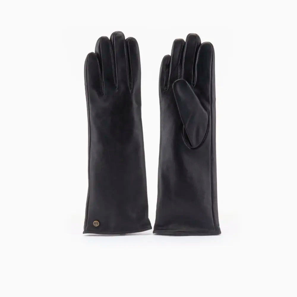 Gloves Lang Women Leather Black