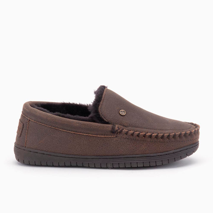 Grizzly Men Cracked Leather Brown thumbnail