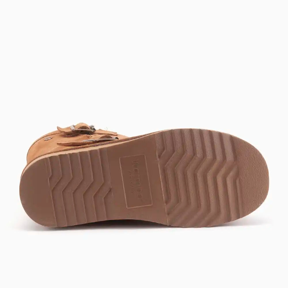 Kangaroo suède buckle cognac 3