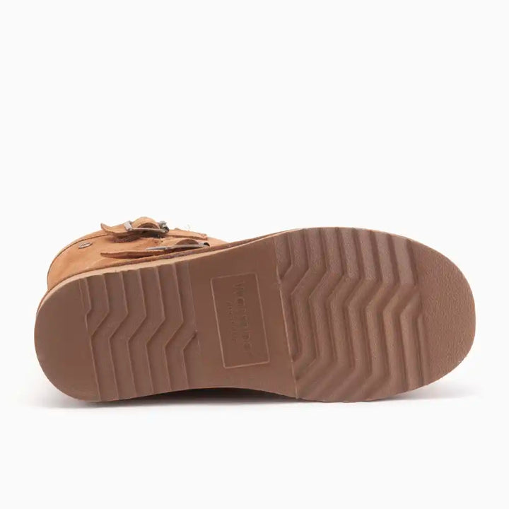 Kangaroo suède buckle cognac thumbnail 3