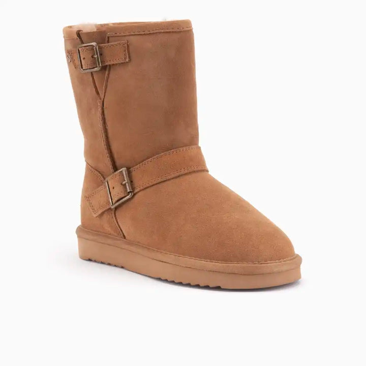 Kangaroo suède buckle camel thumbnail 2