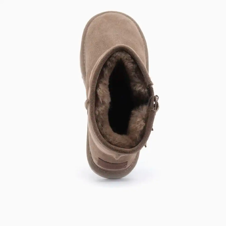 Kangaroo suède buckle moss thumbnail 1