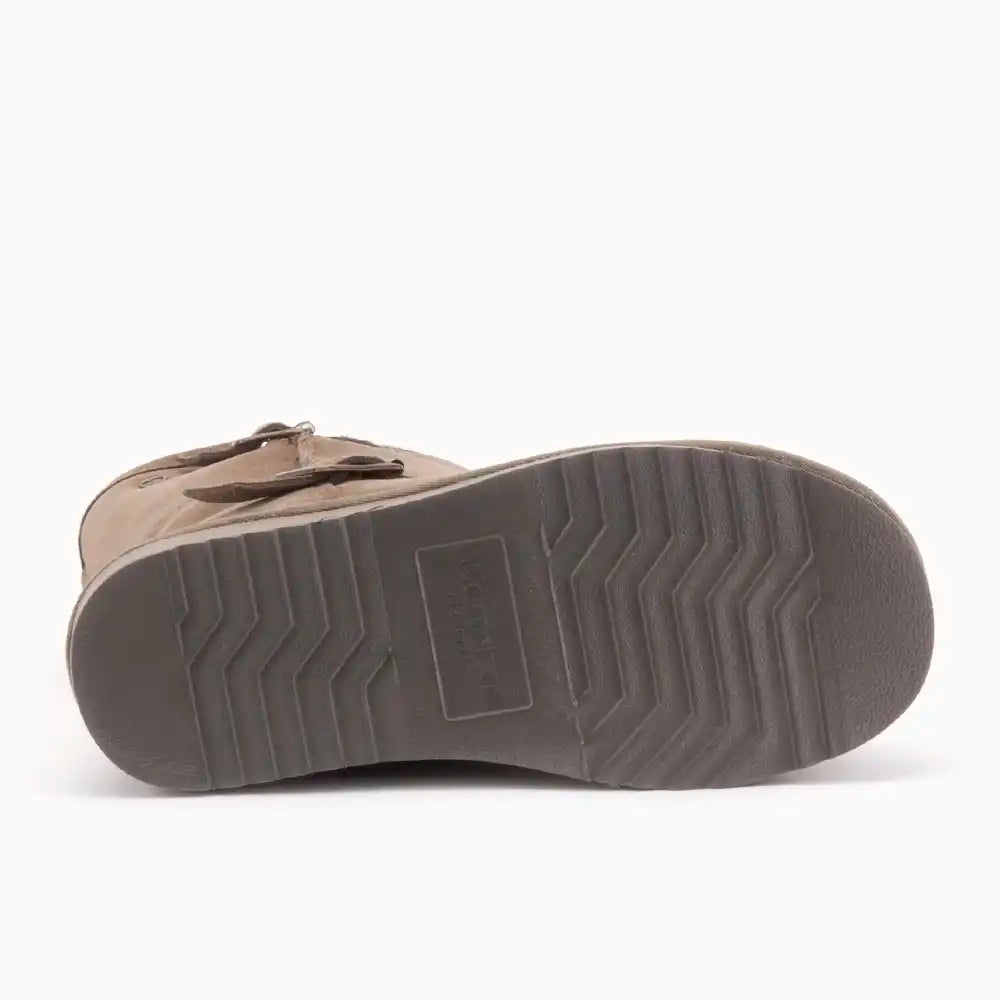 Kangaroo suède buckle moss 3