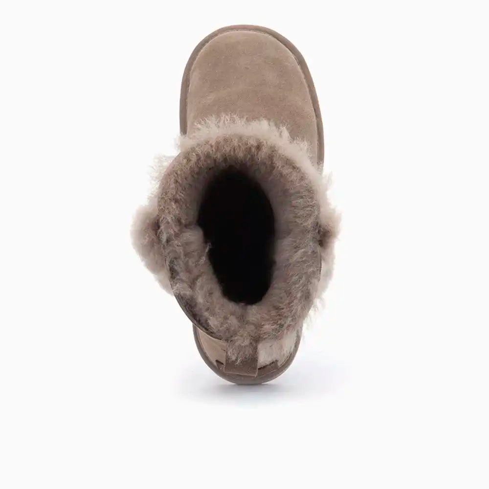 Kangaroo suède plateau wool moss 1