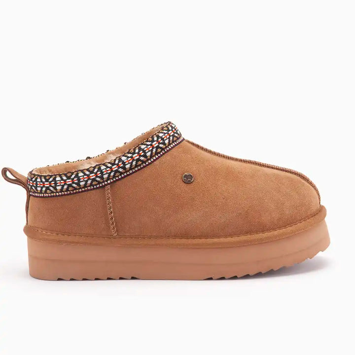 Kynuna suède plateau tape cognac thumbnail