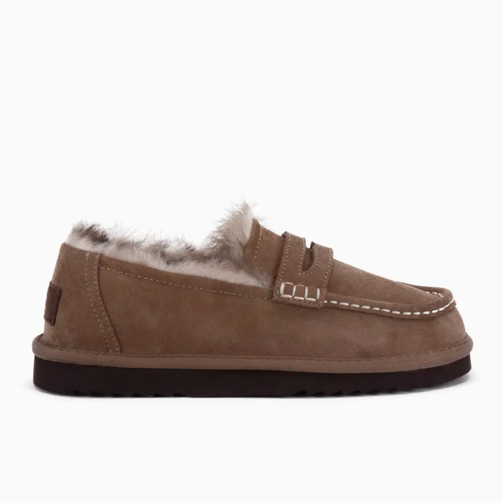 Mildura Dames Suède Loafer Tw Mud Choco thumbnail 3