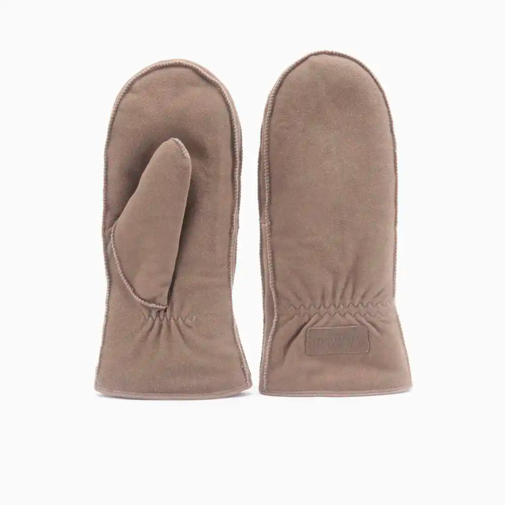 Mittens women suède moss