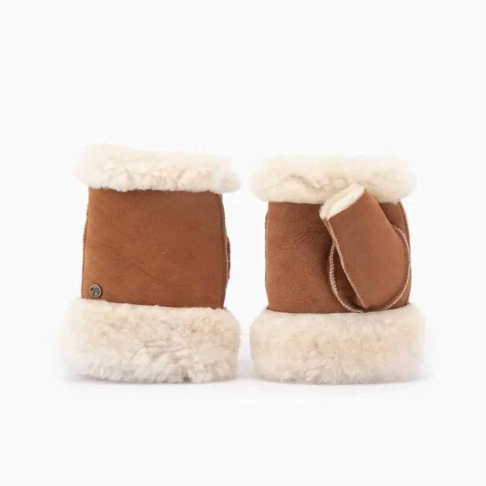 Mittel Women Lammy Patchwork Half Cognac