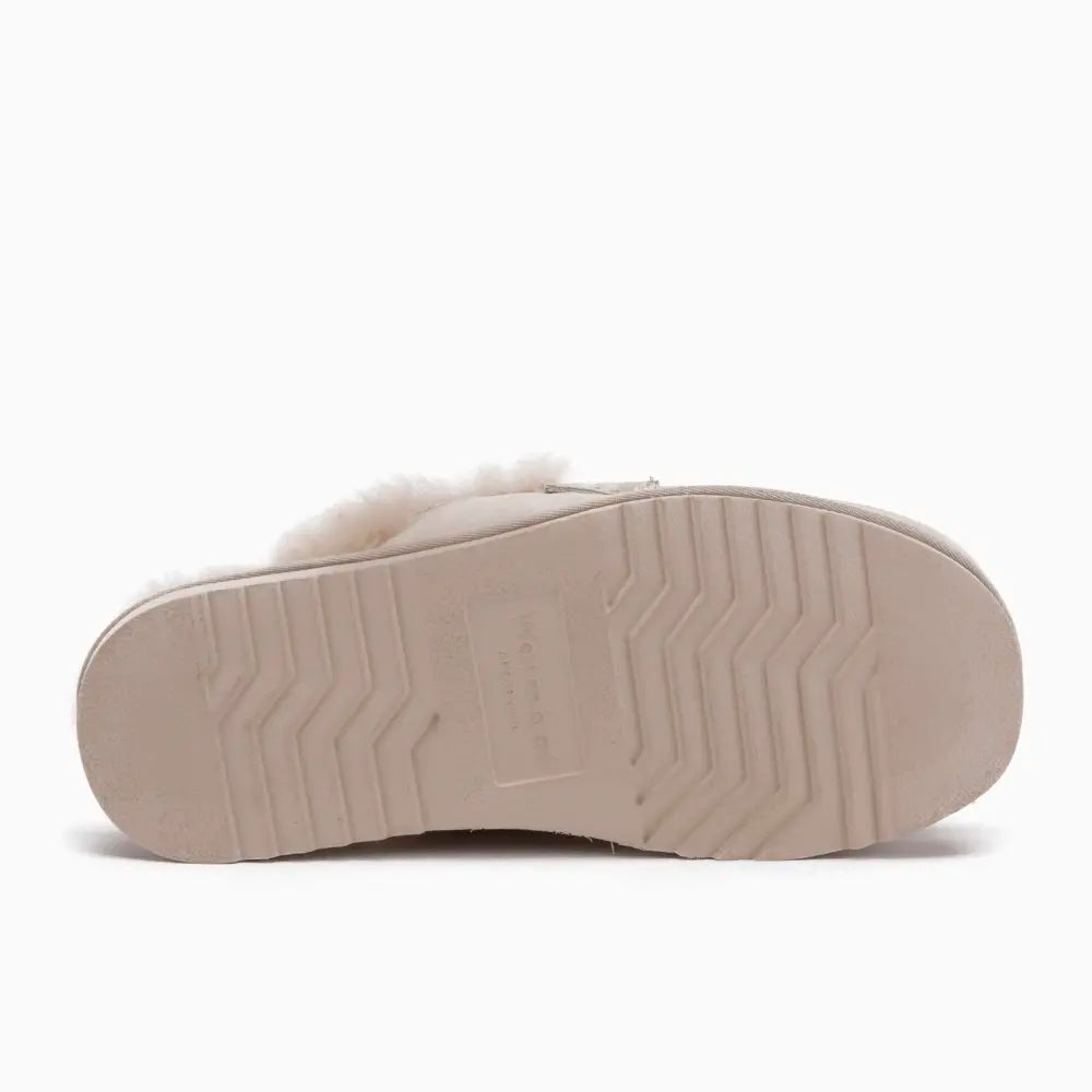 Temora Women Suède Tassels Ivory 4