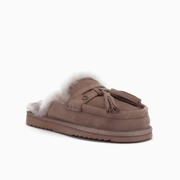 Temora Women Suède Tassels Taupe thumbnail 2