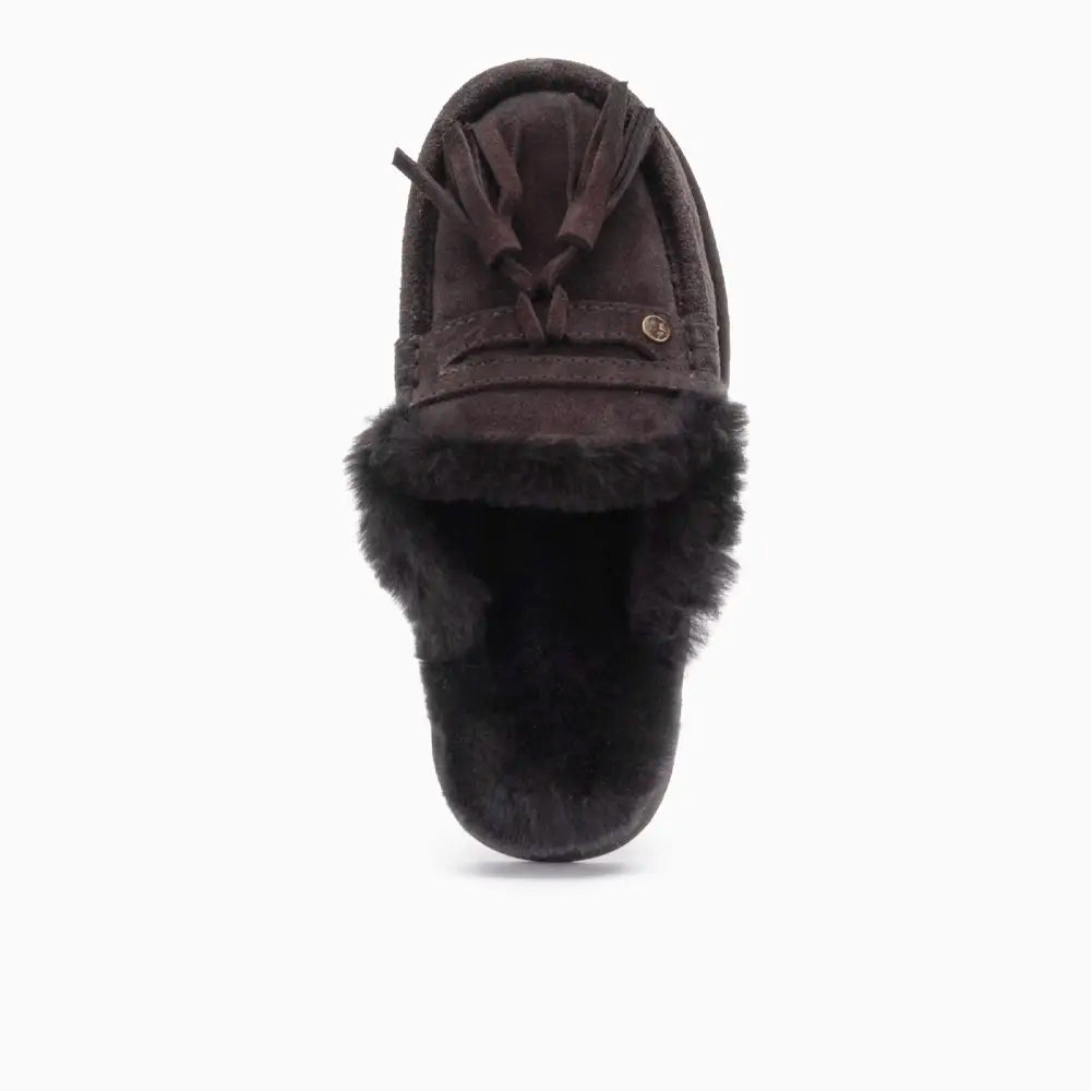 Temora Women Suède Tassels Choco 3