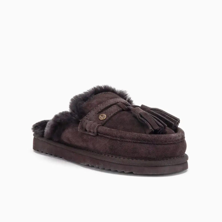 Temora Women Suède Tassels Choco thumbnail 2