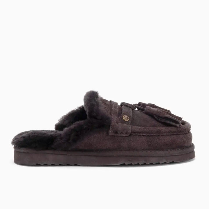 Temora Women Suède Tassels Choco thumbnail