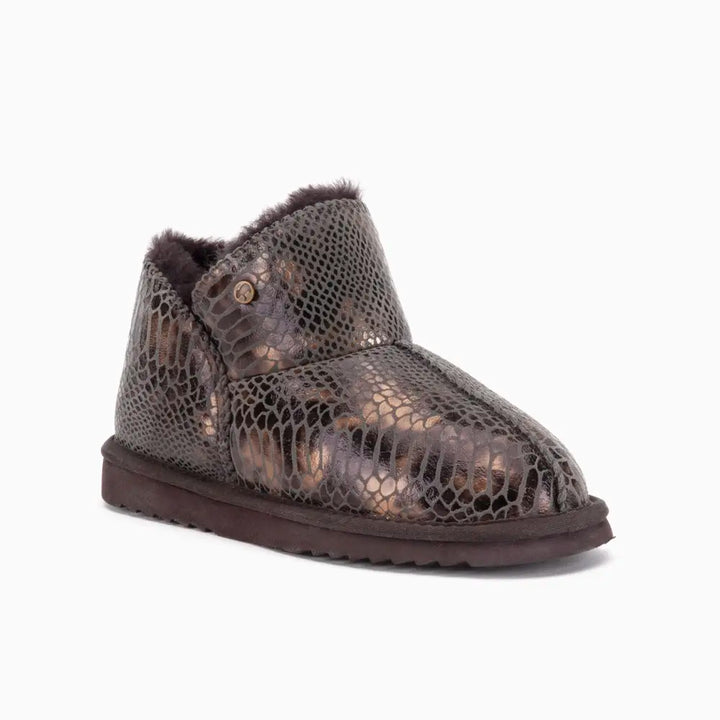 Willow Women Suède Print Snake Choco thumbnail 2