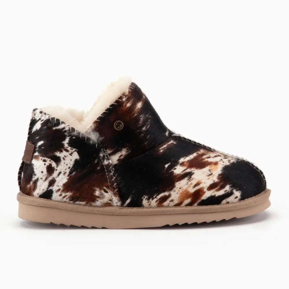 Willow Women Print Hairy Cow Black