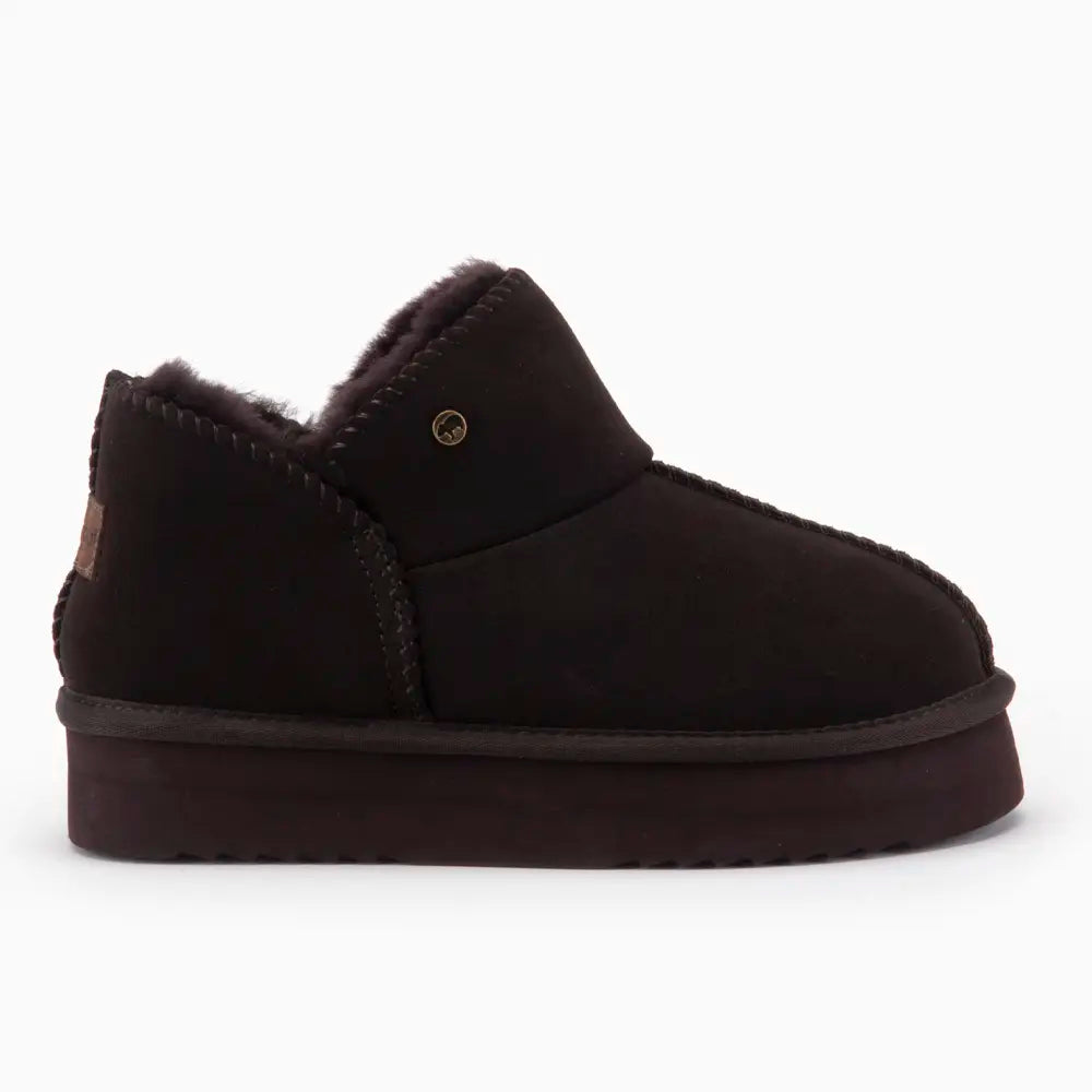 Willow Women Suède Plateau Choco