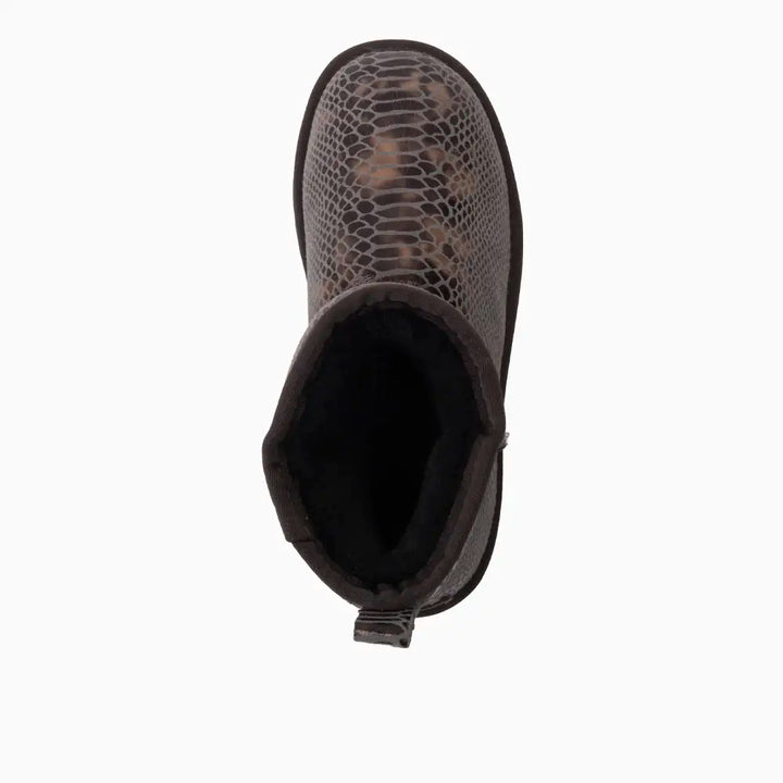 Wallaby Women Suède Boot Print Snake Choco thumbnail 2