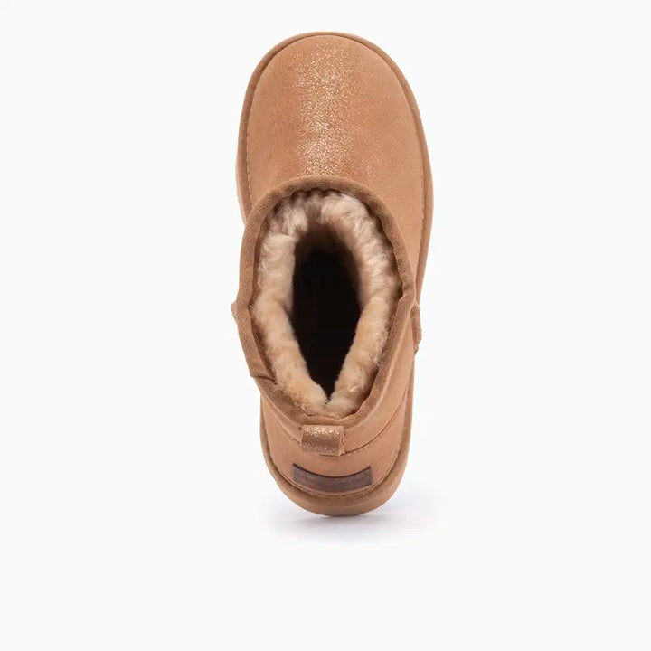 Wallaby dames suède metallic gold thumbnail 14