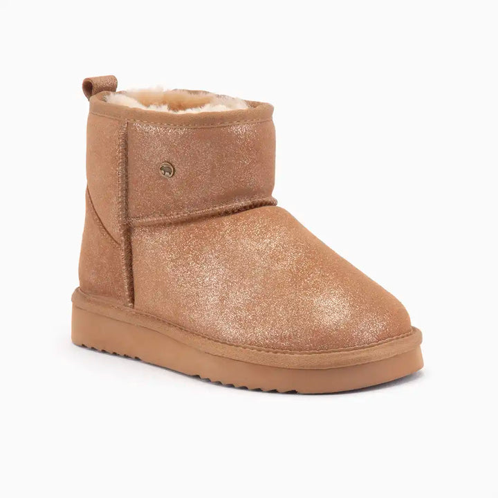 Wallaby dames suède metallic gold thumbnail 13