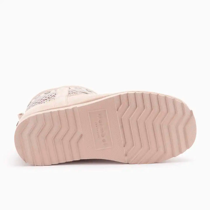 Wallaby suède woven print blush thumbnail 3