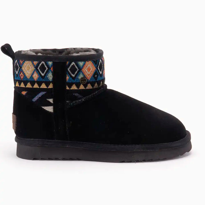 Wallaby suède woven print black thumbnail